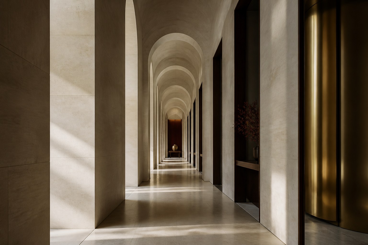 Lignes architecturales évoquant la continuité